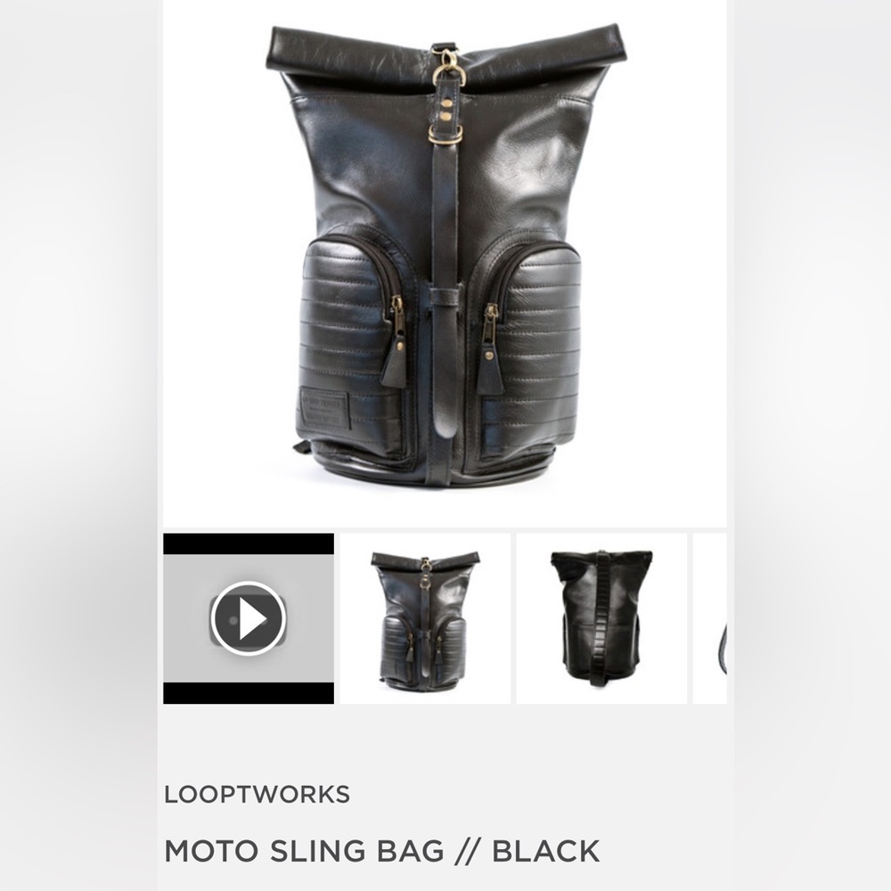 LOOPTWORKS

MOTO SLING BAG // BLACK